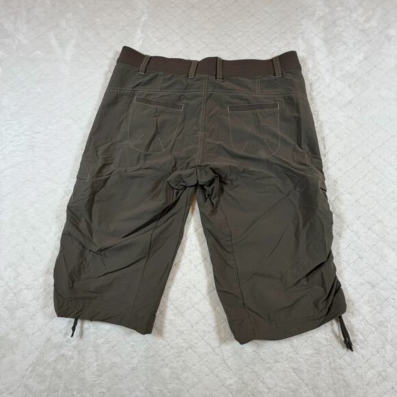 Kuhl Women’s Durango Knicker Shorts Capri Gray Nylon Stretch Hiking 15" Sz 10 - Picture 4 of 5